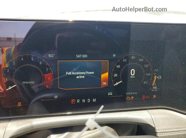 1FAGP8FF4R5120118 2024 FORD MUSTANG Silver Instrument cluster view