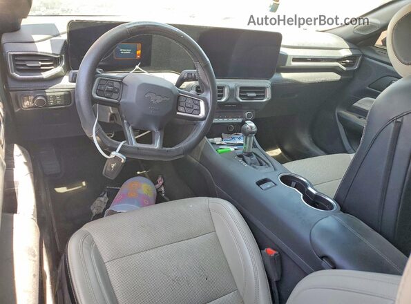 1FAGP8FF4R5120118 2024 FORD MUSTANG Silver Dashboard view