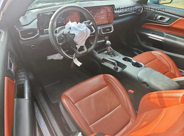 1FAGP8FF5R5110195 2024 FORD MUSTANG Blue წინა პანელის ხედი