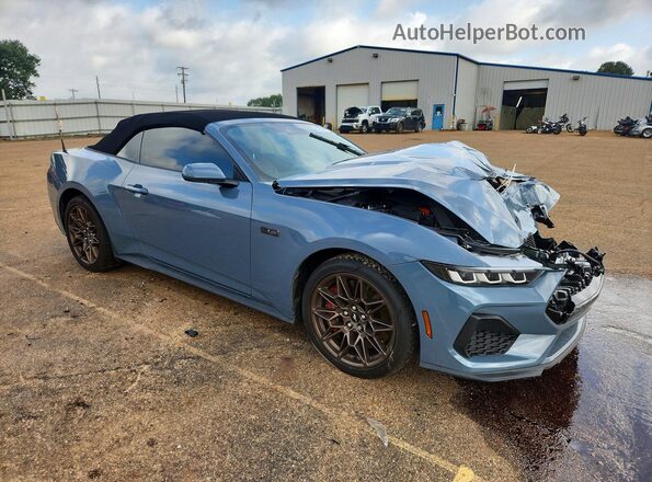 1FAGP8FF5R5110195 2024 FORD MUSTANG Blue წინა მარჯვენა