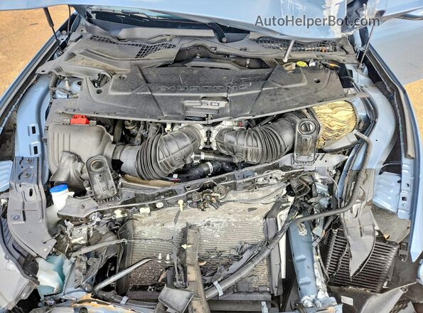 1FAGP8FF5R5110195 2024 FORD MUSTANG Blue უკანა სალონის ხედი