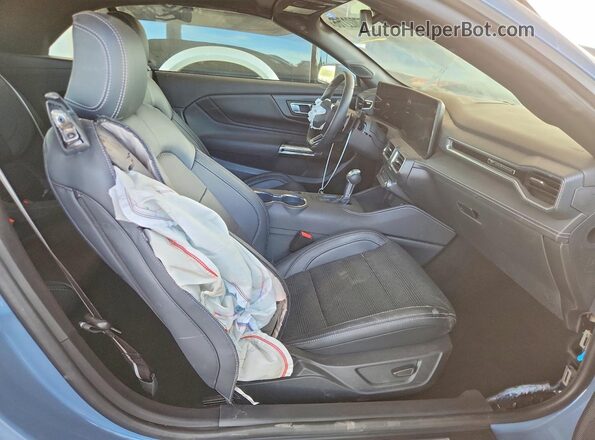 1FAGP8FF7S5132513 2025 FORD MUSTANG Blue Vista de los asientos traseros