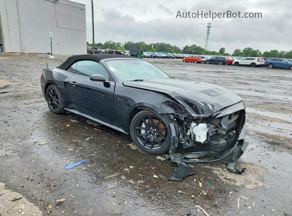 1FAGP8FF8R5100244 2024 FORD MUSTANG Черный Передняя правая четверть