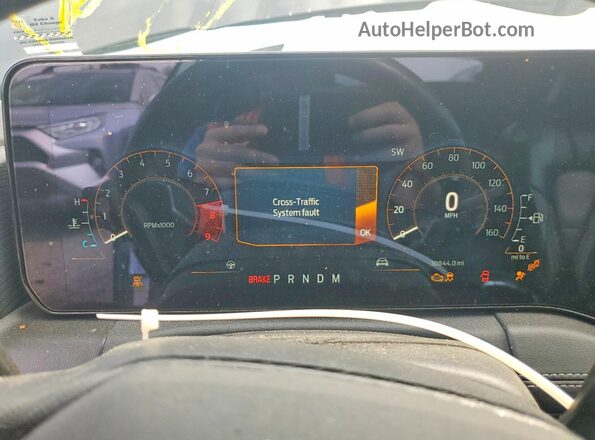 1FAGP8FF8R5100244 2024 FORD MUSTANG Черный Вид щитка приборов