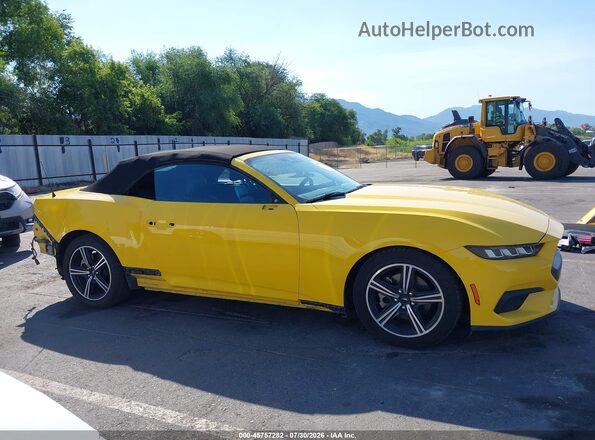 1FAGP8UH1R5127077 2024 FORD MUSTANG Yellow Панорамний вид салону 360°