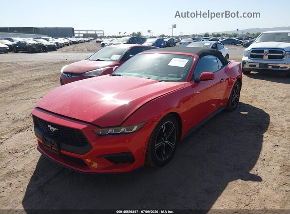 1FAGP8UH1S5105652 2025 FORD MUSTANG Red Front left