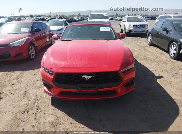 1FAGP8UH1S5105652 2025 FORD MUSTANG Red Front view