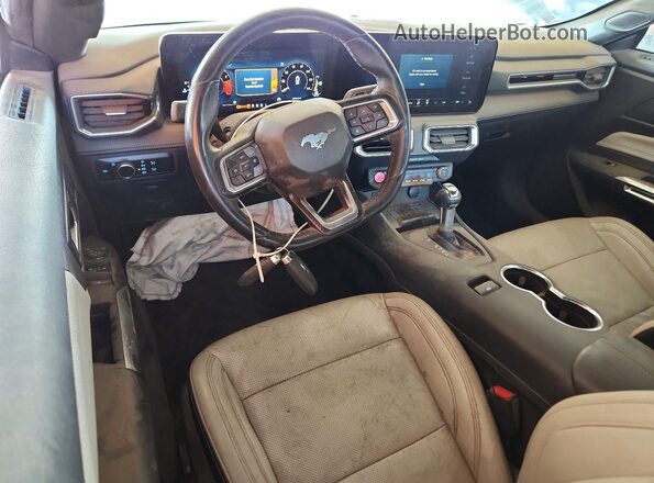 1FAGP8UH6R5120075 2024 FORD MUSTANG Black Առջևի վահանակի տեսք