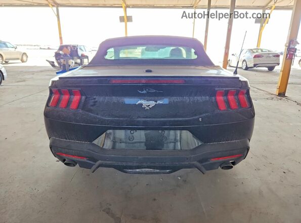 1FAGP8UH6R5120075 2024 FORD MUSTANG Black Հետևի տեսք