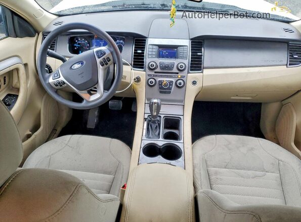 1FAHP2D81GG127986 2016 FORD TAURUS White Dashboard view