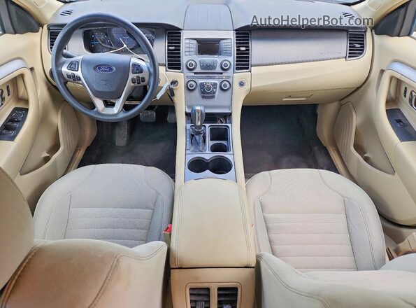 1FAHP2D82JG104059 2018 FORD TAURUS Black Вид панелі приладів