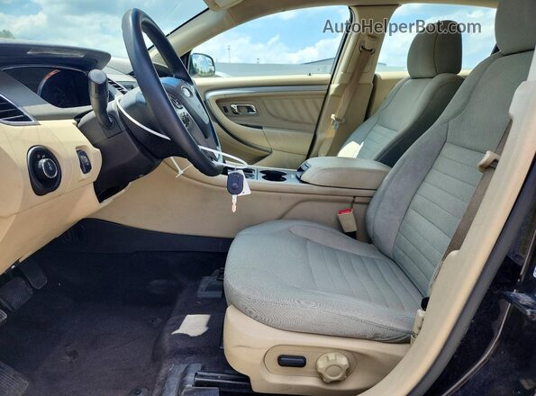 1FAHP2D82JG104059 2018 FORD TAURUS Black Вид салону спереду