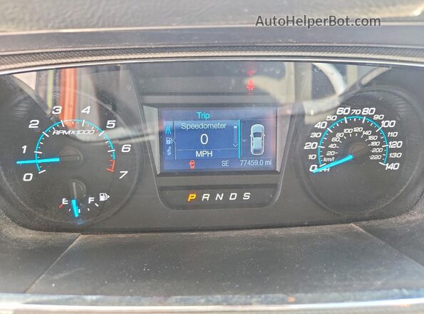 1FAHP2D82JG104059 2018 FORD TAURUS Black Вид щитка приладів