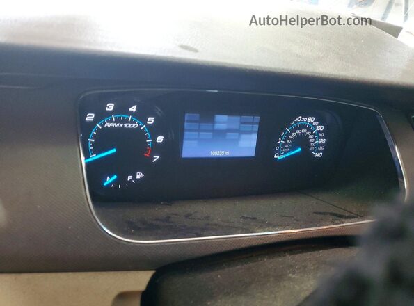 1FAHP2D84HG108849 2017 FORD TAURUS Серебряный Вид щитка приборов