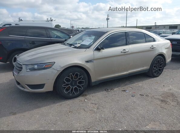 1FAHP2D84HG114618 2017 FORD TAURUS Beige წინა მარცხენა ხედი სამი მეოთხედიდან