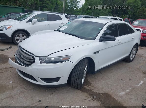 1FAHP2D85JG134060 2018 FORD TAURUS White Przód lewy