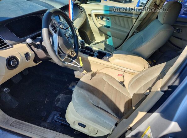 1FAHP2D85KG100024 2019 FORD TAURUS Silver Вид салону спереду