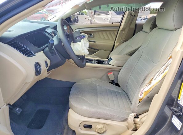 1FAHP2D87GG135865 2016 FORD TAURUS Gray Front interior view