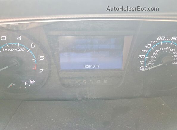 1FAHP2D87GG135865 2016 FORD TAURUS Gray Instrument cluster view