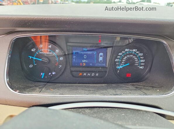 1FAHP2D87HG111907 2017 FORD TAURUS Синий Вид щитка приборов