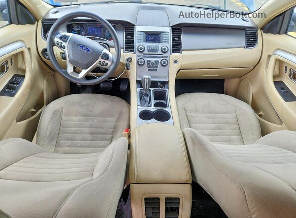 1FAHP2D87HG111907 2017 FORD TAURUS Синий Вид панели приборов