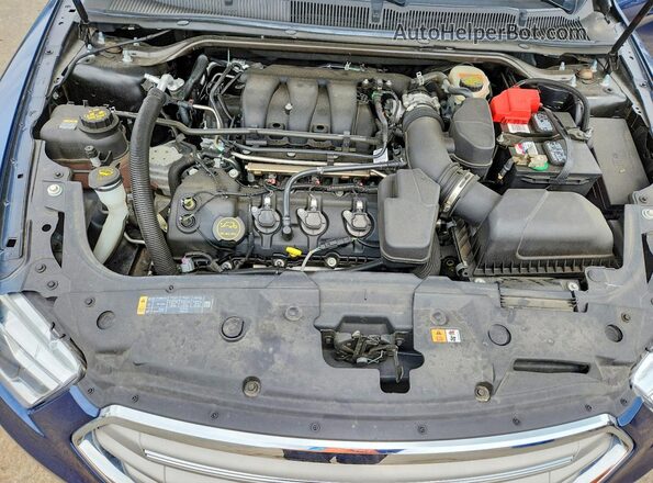 1FAHP2D87HG111907 2017 FORD TAURUS Синий Вид задней части салона