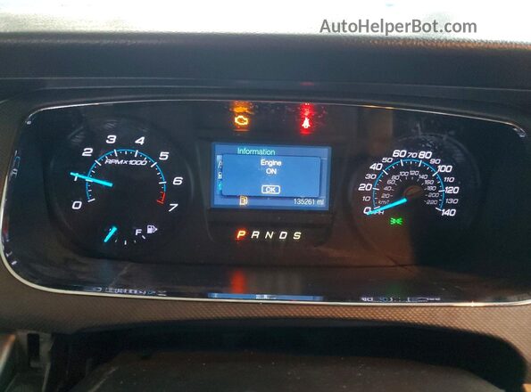 1FAHP2D87KG106939 2019 FORD TAURUS White Vista del cuadro de instrumentos