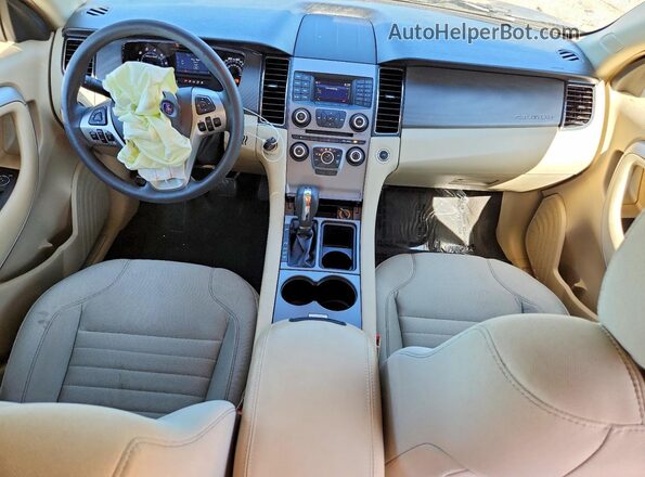 1FAHP2D88HG136010 2017 FORD TAURUS Silver წინა პანელის ხედი