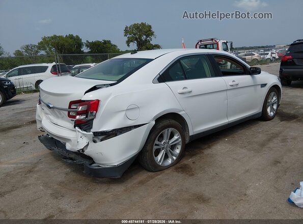 1FAHP2D89JG114099 2018 FORD TAURUS White Задня права чверть