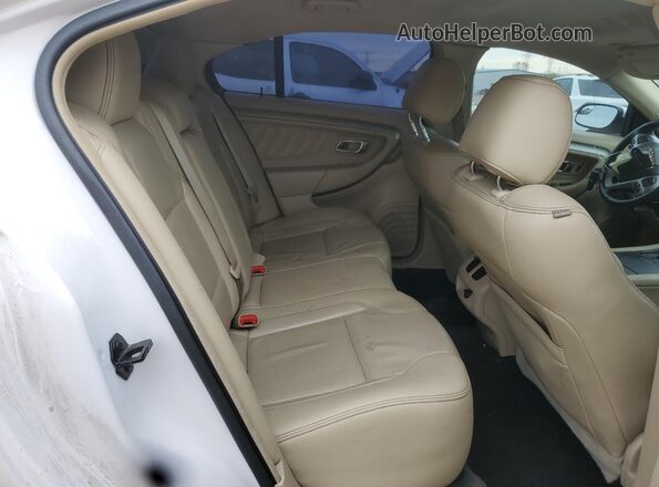 1FAHP2E80GG141506 2016 FORD TAURUS White Вид задніх сидінь