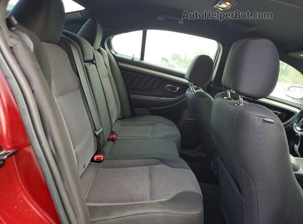 1FAHP2E81GG133155 2016 FORD TAURUS Red Widok tylnych siedzeń