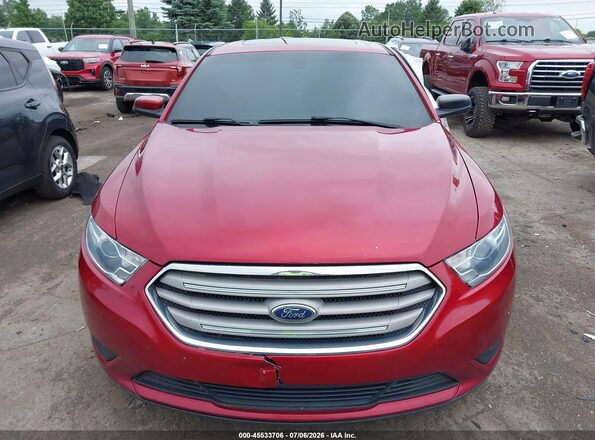 1FAHP2E81GG153700 2016 FORD TAURUS Red Вид панелі приладів
