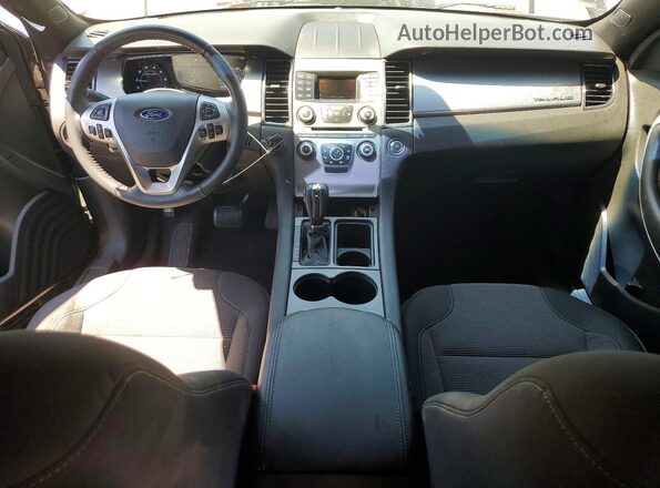 1FAHP2E82KG116437 2019 FORD TAURUS Black Вид панелі приладів