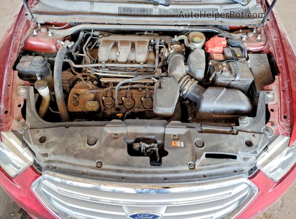 1FAHP2E83GG109794 2016 FORD TAURUS Бордовый Вид задней части салона