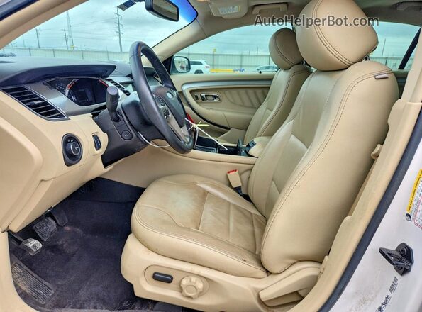 1FAHP2E85HG133306 2017 FORD TAURUS White Vista interior delantera