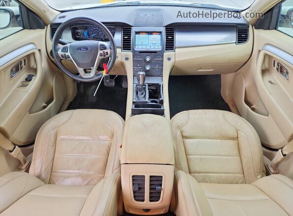 1FAHP2E85HG133306 2017 FORD TAURUS White Vista del salpicadero