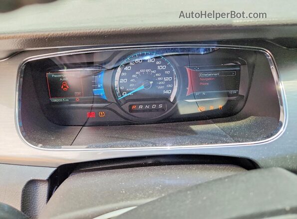 1FAHP2E86JG113457 2018 FORD TAURUS Red Widok zestawu wskaźników