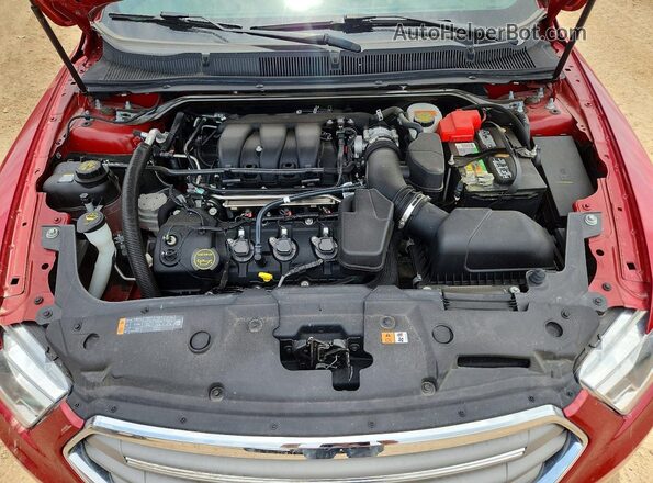 1FAHP2E86JG113457 2018 FORD TAURUS Red Widok wnętrza z tyłu