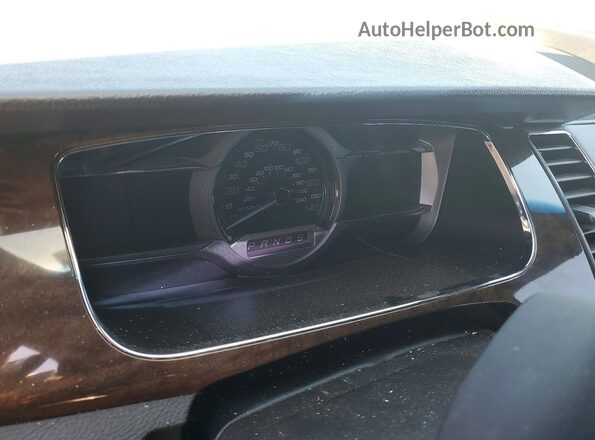 1FAHP2F80GG158157 2016 FORD TAURUS White Вид щитка приладів
