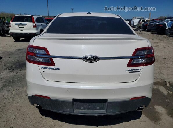 1FAHP2F80GG158157 2016 FORD TAURUS White Вид ззаду