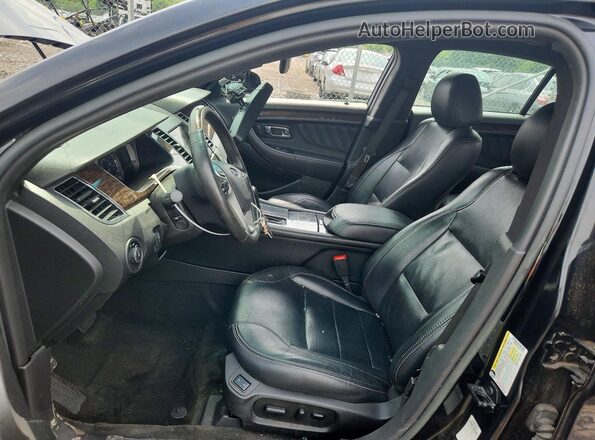 1FAHP2F81HG113312 2017 FORD TAURUS Черный Вид салона спереди