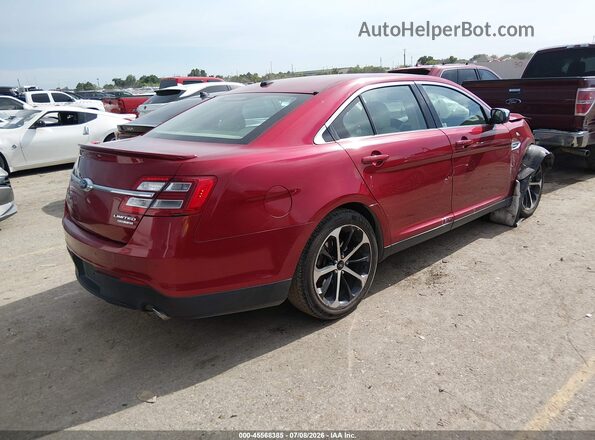 1FAHP2F82GG124446 2016 FORD TAURUS Red უკანა მარჯვენა