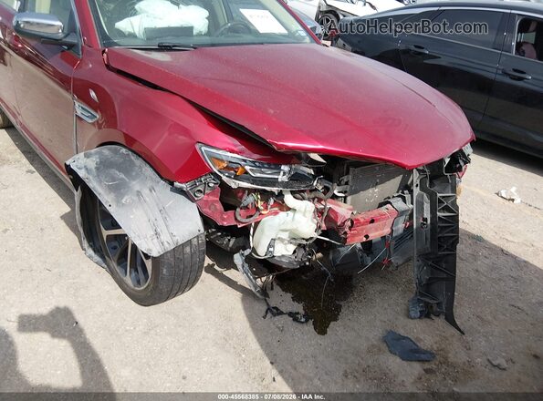 1FAHP2F82GG124446 2016 FORD TAURUS Red წინა ხედი