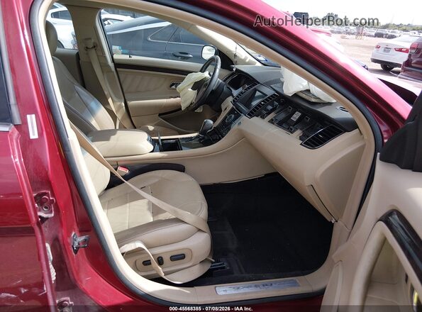 1FAHP2F82GG124446 2016 FORD TAURUS Red წინა სალონის ხედი