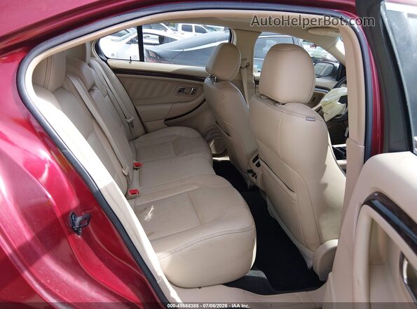 1FAHP2F82GG124446 2016 FORD TAURUS Red VIN კოდის სტიკერის ხედი