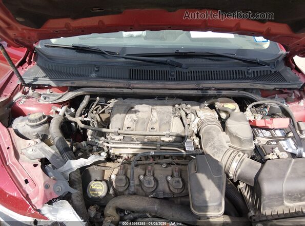 1FAHP2F82GG124446 2016 FORD TAURUS Red უკანა ხედი