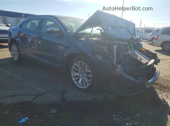 1FAHP2F83JG112913 2018 FORD TAURUS Синий Передняя правая четверть