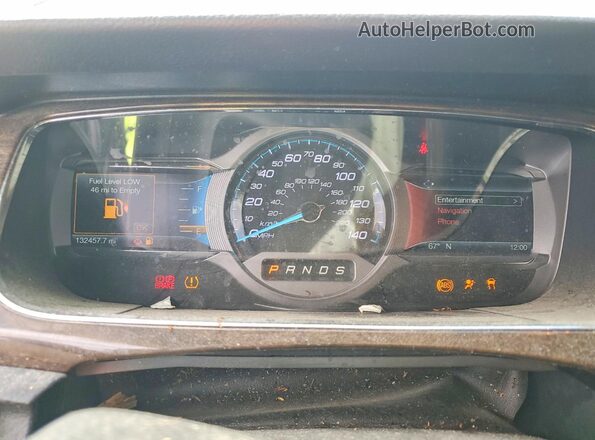 1FAHP2F83JG128254 2018 FORD TAURUS Charcoal Вид щитка приладів