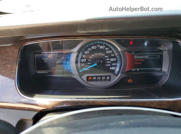 1FAHP2F84HG108329 2017 FORD TAURUS Black Սարքավորումների վահանակի տեսք