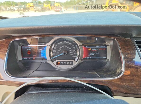 1FAHP2F85HG109960 2017 FORD TAURUS Silver Widok zestawu wskaźników